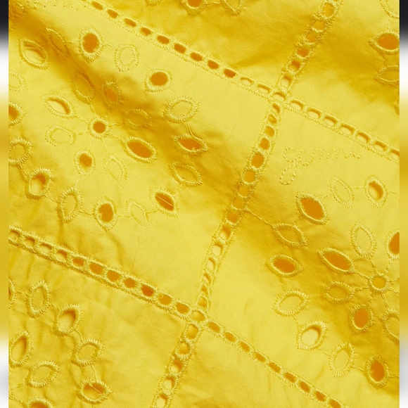 Ganni Broderie Anglaise Cotton Midi-Dress - Picture 4 of 6